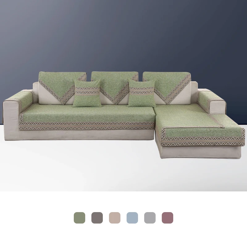 Нескользящий чехол для дивана накидка в Европейском стиле 6 цветов украшения