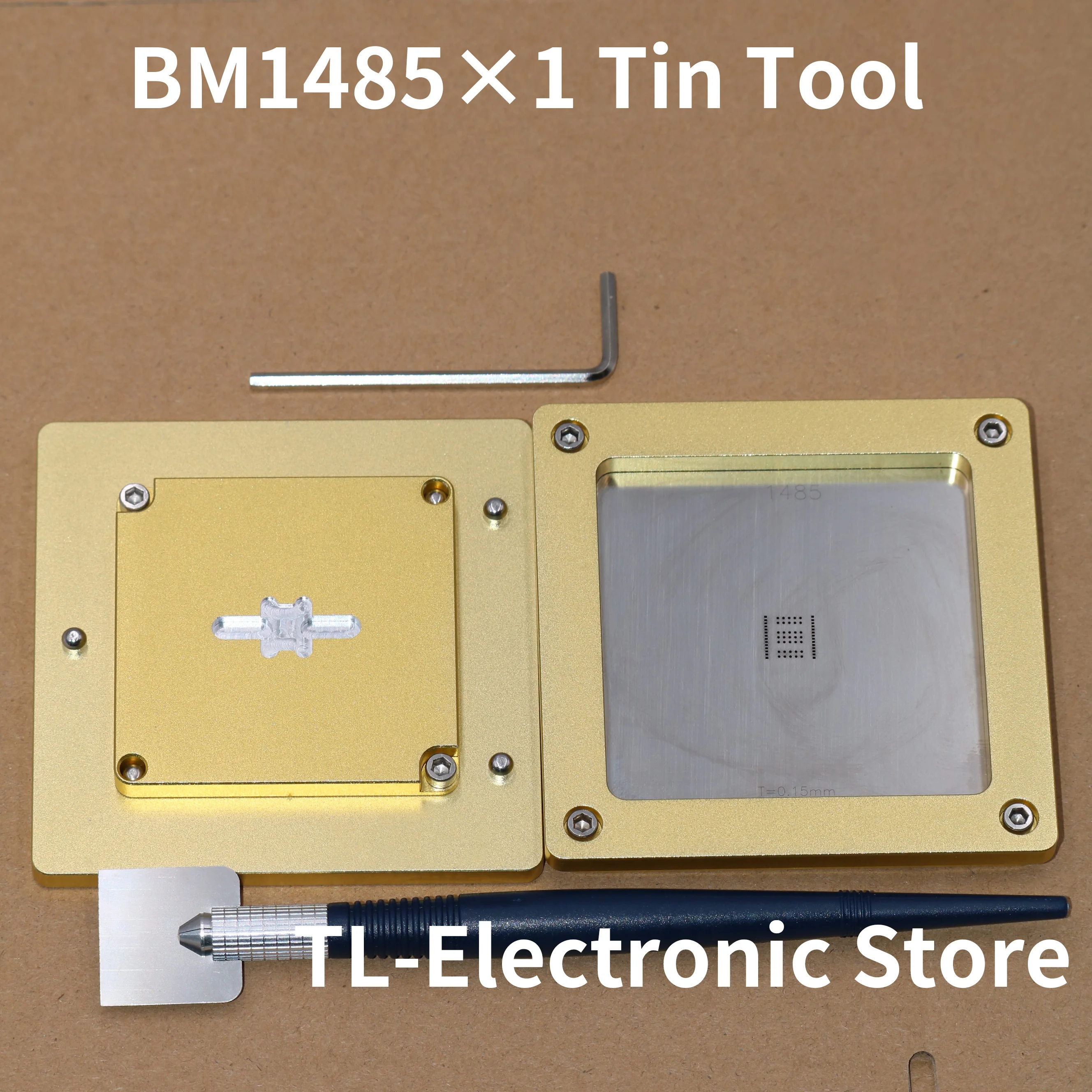 BM1485 ASIC чип трафарет оловянный инструмент для L3 + ++ LTC Litecion Майнер hash плата ремонт |