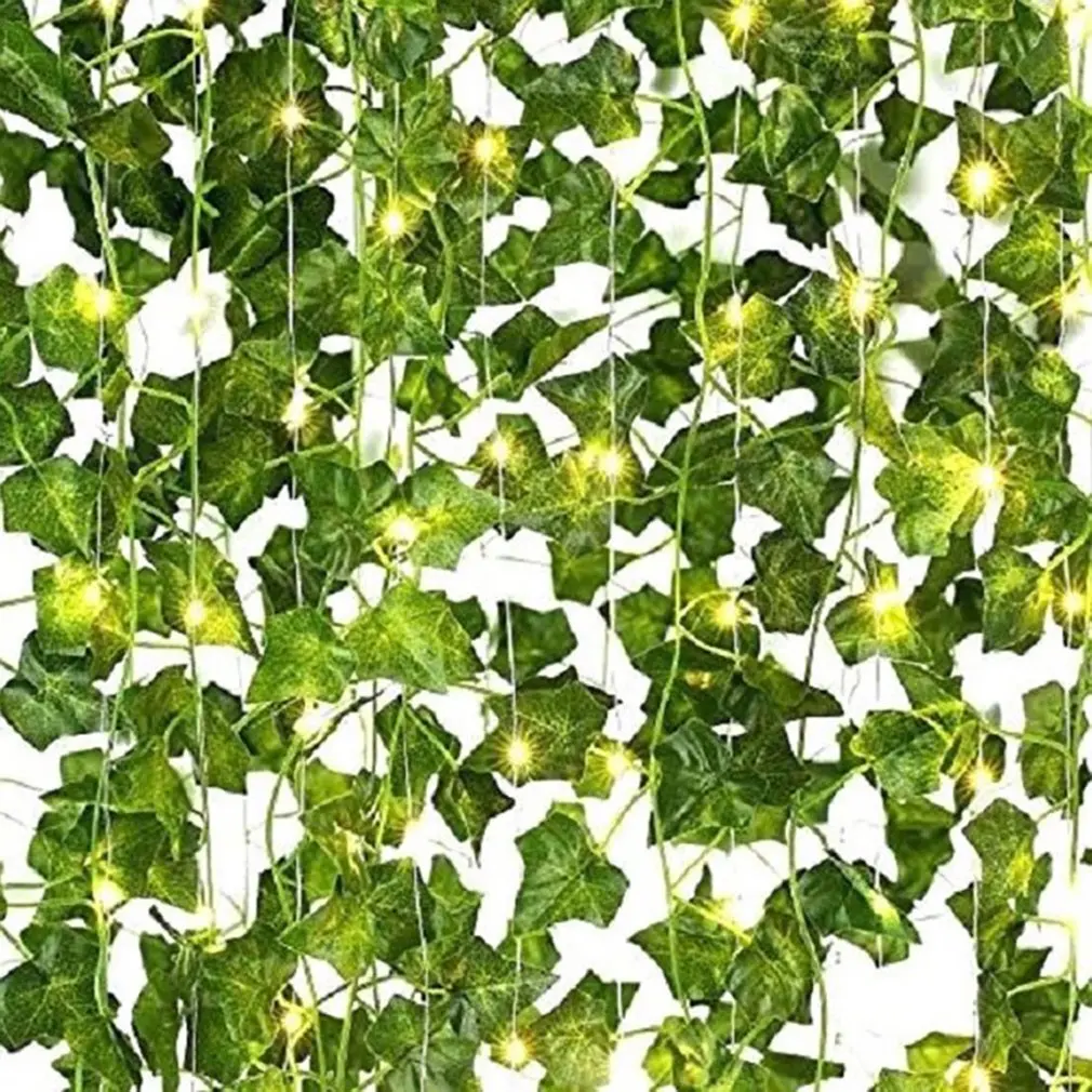 

2M LED Leaves Fairy String Lights Ivy Leaf Garland Party Garden Decor Lamp Beautiful LED String Ivy Leaf