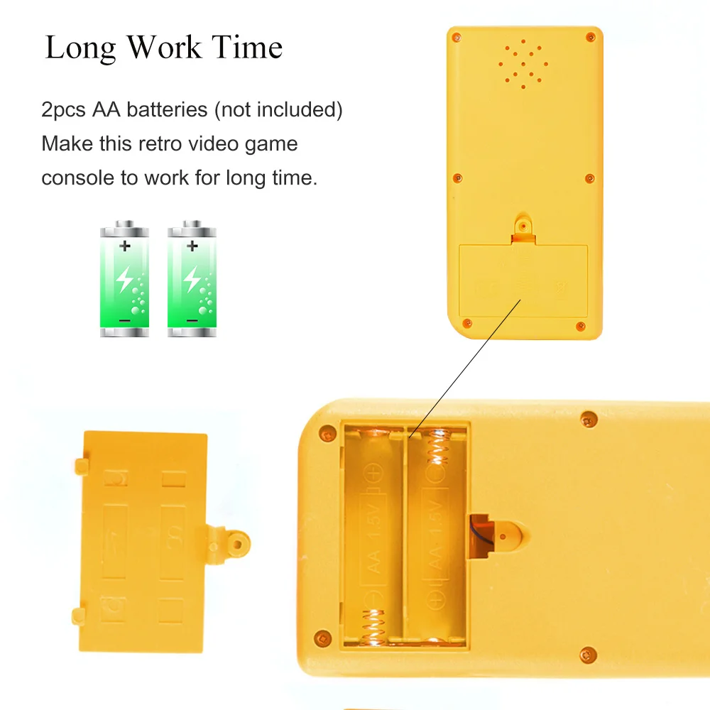 Ретро портативные игры Tetris классические детские электронные игровая консоль