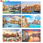 Полноразмерная 5D алмазная вышивка, город Венеция, алмазная живопись, живописная мозаика, Новое поступление, вышивка, Настенный декор, художественные изделия Zs399