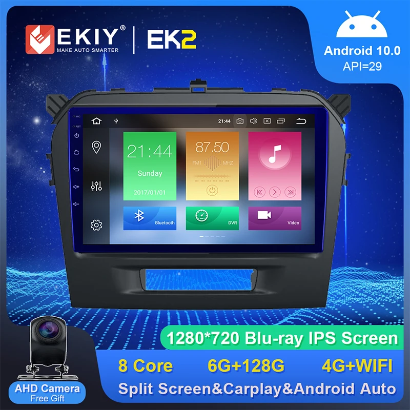 

Автомагнитола EKIY, Android 10,0, GPS, 4G, Wi-Fi, для Suzuki Vitara 2015-2019