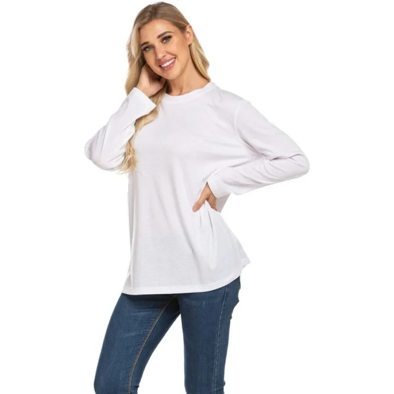 2020 Hot Sale Basic Underwear Thickened Fleece Long Sleeve T-Shirt Women Loose | Женская одежда