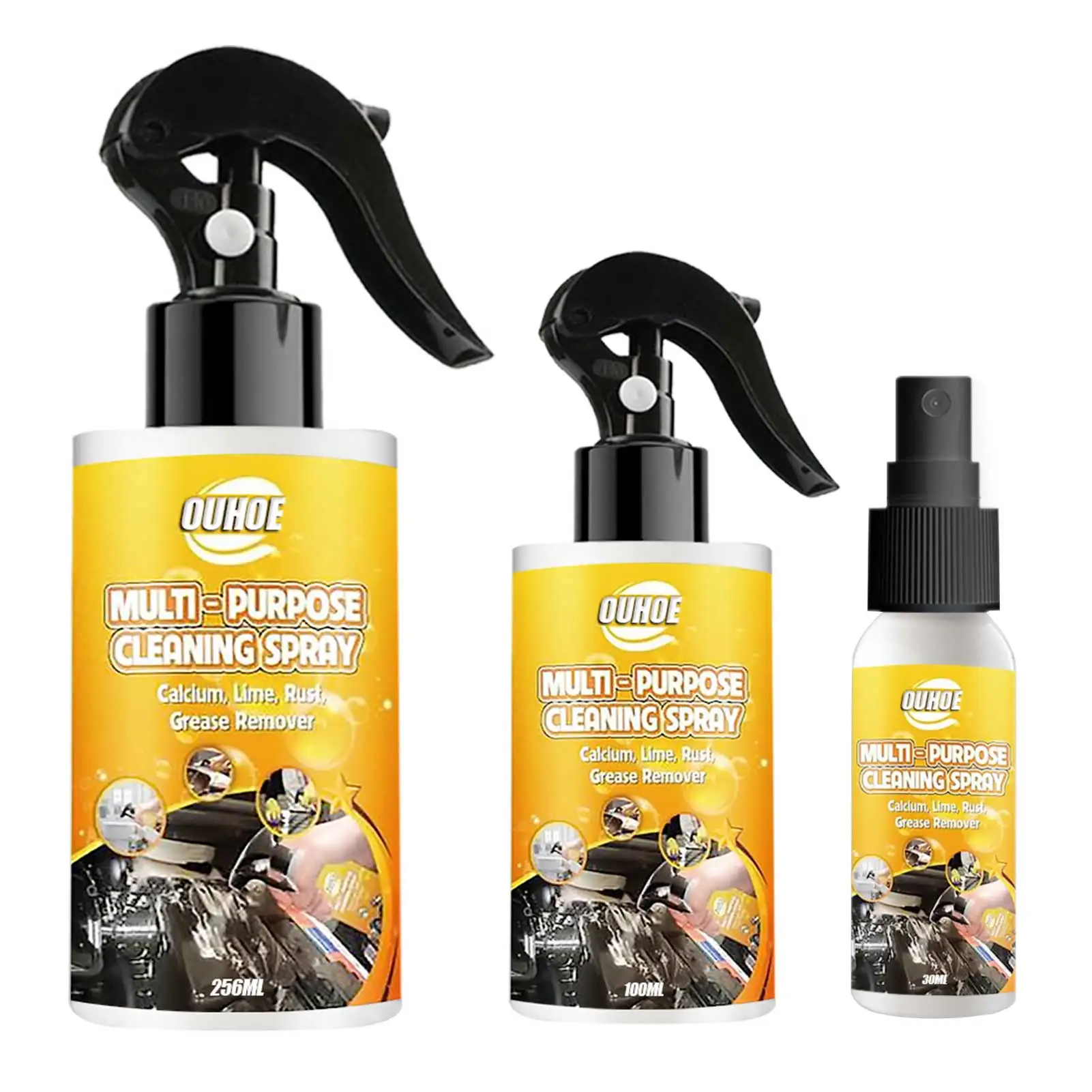

30/100/256ml Car Cleaning Spray UV Protection Cleaner Multifunctional Rubber Plastic Retreading Agent For Home Interior Cleaning