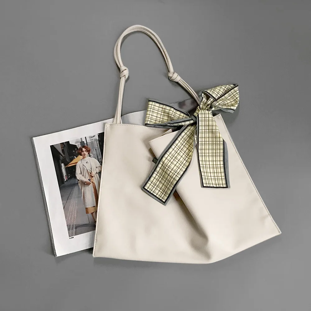 Новинка 2020 клетчатые шарфы ручная сумка с бантом известный дизайнер Сумки из