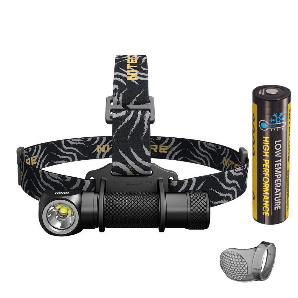 Налобный фонарь NITECORE HC33 XHP35 светодиодный max 1800 люмен налобный для занятий спортом