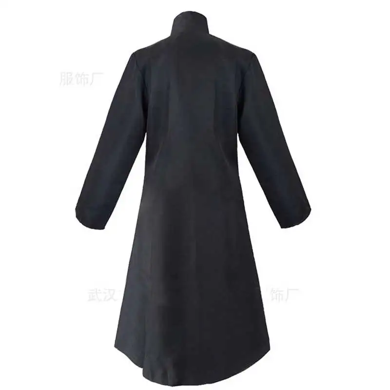 

Unisex Professor Robe Costume Pastor Priest Cloak Magic School Black Cosplay Halloween Costume