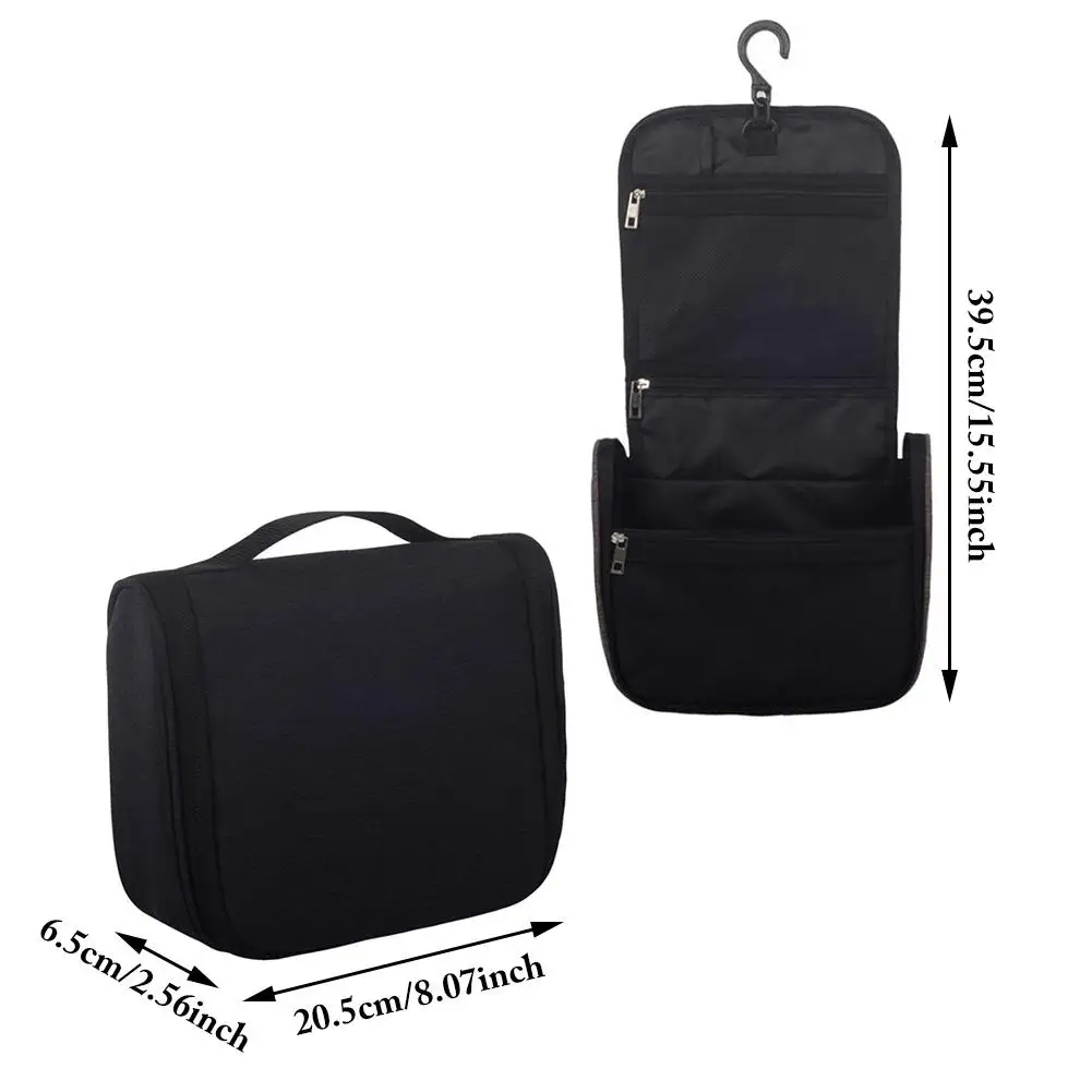 Портативная дорожная косметичка с крючком Мужская вместительная сумка для мытья