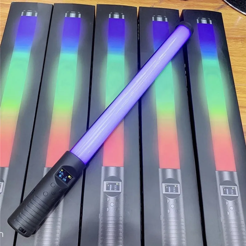 Портативный светодиодный светильник PD36 3000K-6500K RGB CRI95 + Ice Stick в форме стержня для