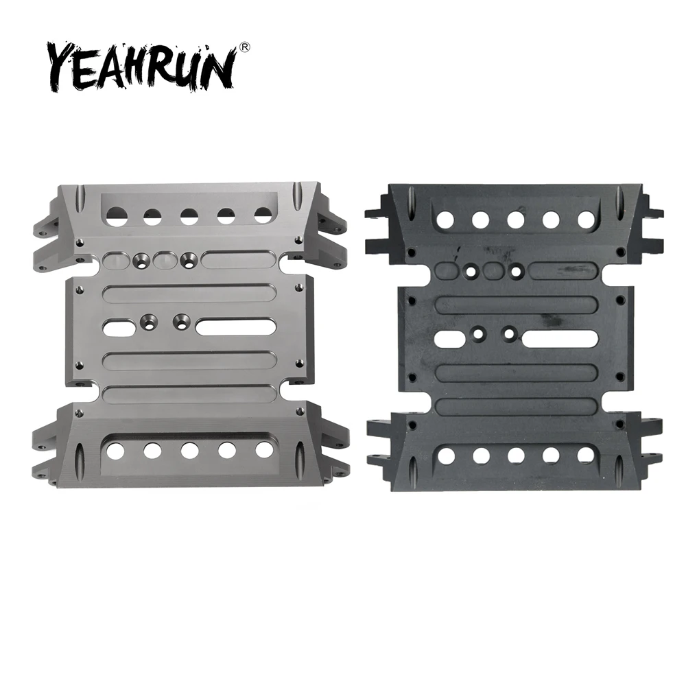 YEAHRUN CNC Aluminum Center Gearbox Mount Skid Plate for Axial Wraith 90018 1/10 RC Crawler Car Replacement Upgraded Parts