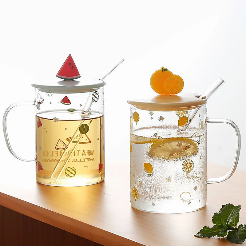 500 мл новая стеклянная чашка для воды кружка офисная кофейная домашний бокал вина