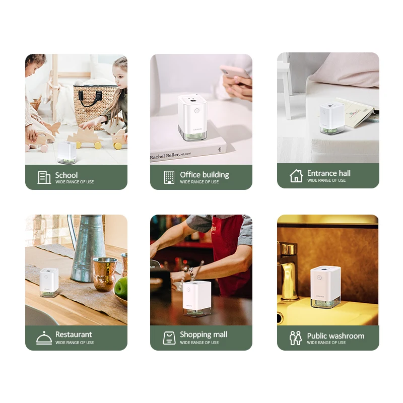 

USAMS Mini Hand Disinfection Machine Automatic Alcohol Mist Spraying Dispenser Intelligent Touchless Hand Sanitizer Rechrgeable