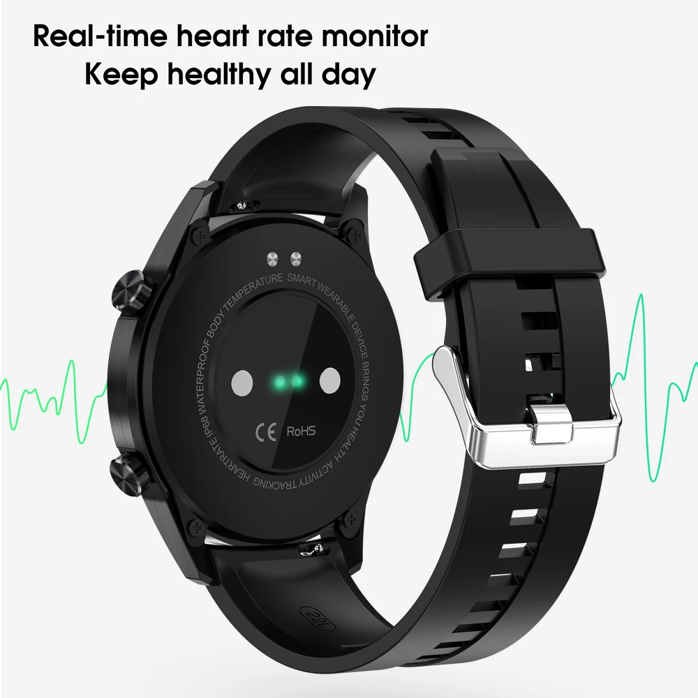 

Timewolf Reloj Inteligente Hombre Smart Watch 2020 Men IP68 Smartwatch Android Smart Watch for Phone Iphone IOS Huawei Xiaomi