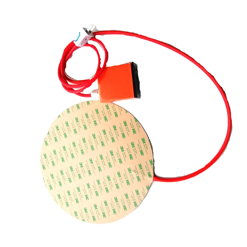 220V 630W Diameter280*1.5mm Round Silicone Rubber Heater adhesive 1 side digital thermostat on wire 2000mm lead | Дом и сад