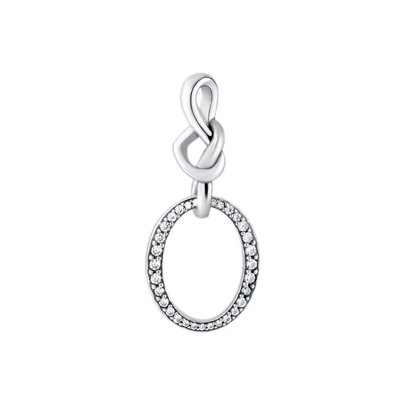 

Original 925 Sterling Silver Charm Exquisite Heart Interwoven Necklace Pendant Fit Pandora Women Bracelet & Necklace Diy Jewelry