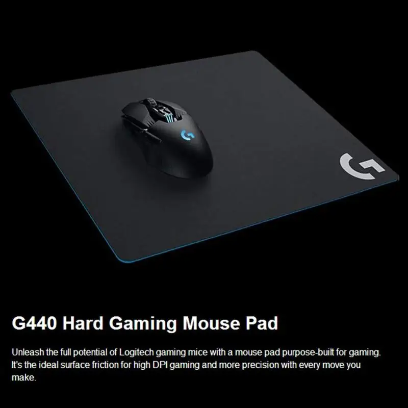 Жесткий игровой коврик для мыши logitech G440 с высоким dpi Настольный | Компьютеры и