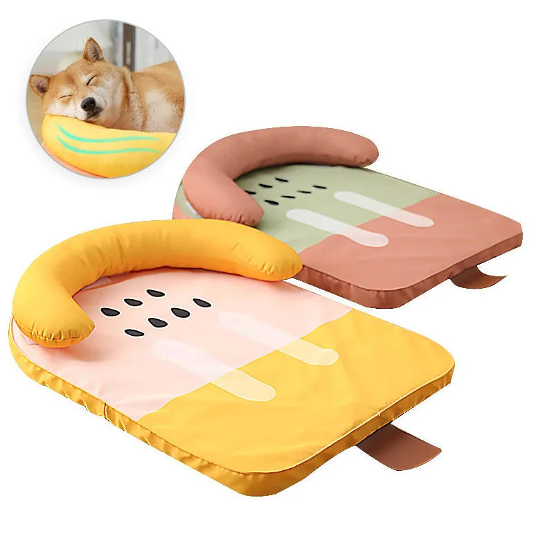 

Summer Cooling Pet Mat Ice Pad Dogs Sleeping Mat for Cat Breathable Cooling Dog Bed Washable Pet Pad Cats Blanket Dropship