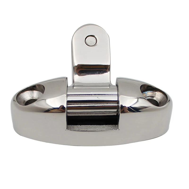 

Stainless Steel 316 Boat Bimini Top Mount Swivel Deck Hinge with Rubber Pad