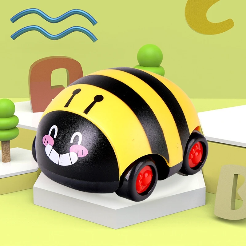 

Two-way Pull Back Toy Car Cute Cute Ladybug Car Can Go Forward And Backward Beetle Car Baby Newborn Educational Toys