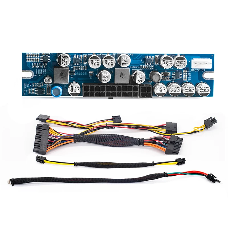 12 В постоянного тока вход 300 Вт Выход Mini ITX Pico PSU DC ATX PC Switch Realan источник питания для