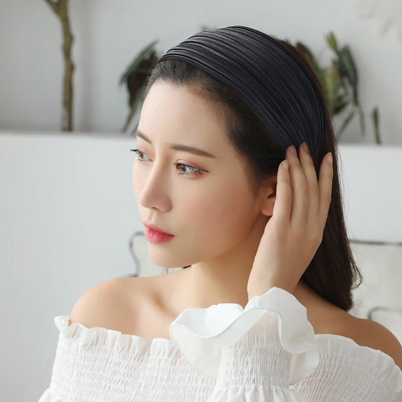 Женская широкая кружевная лента для волос AWAYTR аксессуар с леопардовым принтом