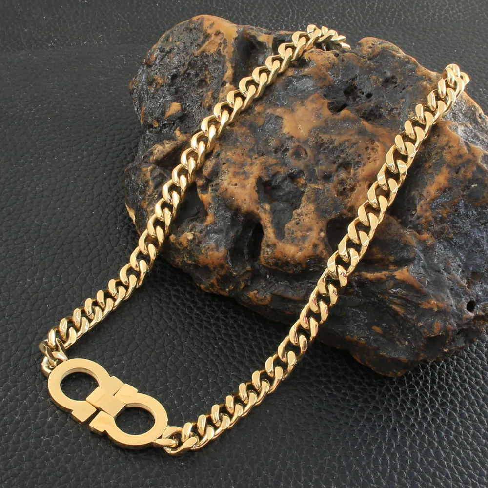 

Цепочка-чокер из нержавеющей стали, 45 см, женская бижутерия