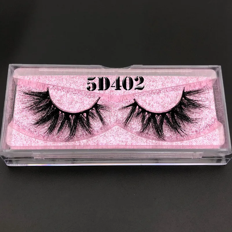 5D402 Mikiwi 5d lashes 3D норковые ресницы розовое золото блестящий чехол коробка с собственным логотипом для оптового заказа whalesale - Цвет: 5D402