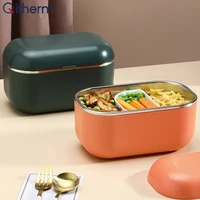 12v110v220v electric heated lunch box portable thermal food warmer container mini rice cooker electric heating bento box