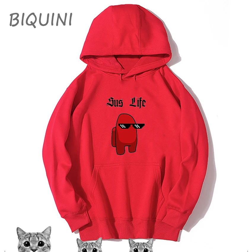 

20210Harajuku New Game Among Us Hoodies Women Impostor Graphic Streetwear Cartoon Sweatshirt Sudadera Hombre Among Us Hoodie