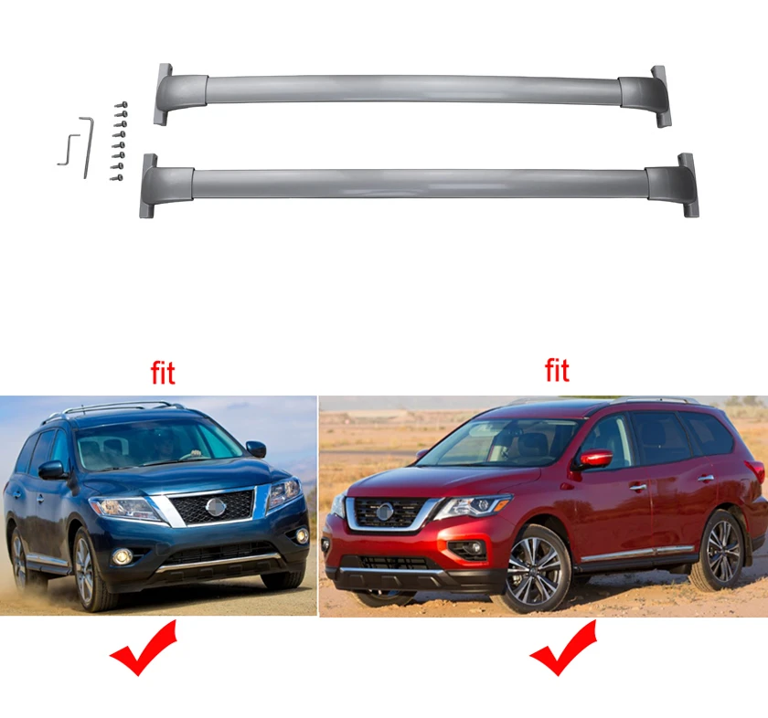 Горизонтальная полка для багажа на крышу поперечная планка Nissan Pathfinder OEM модель