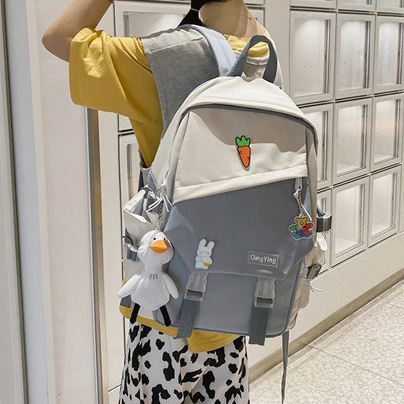 

HOCODO Для женщин нейлон милый женский рюкзак Для женщин школьный женский рюкзак для студентов Колледж школьная сумка