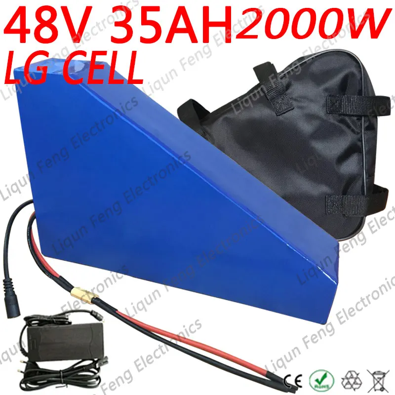 48V 1000W 1500W 2000W Батарея пакет 35AH Электрический велосипед литий ионный использовать