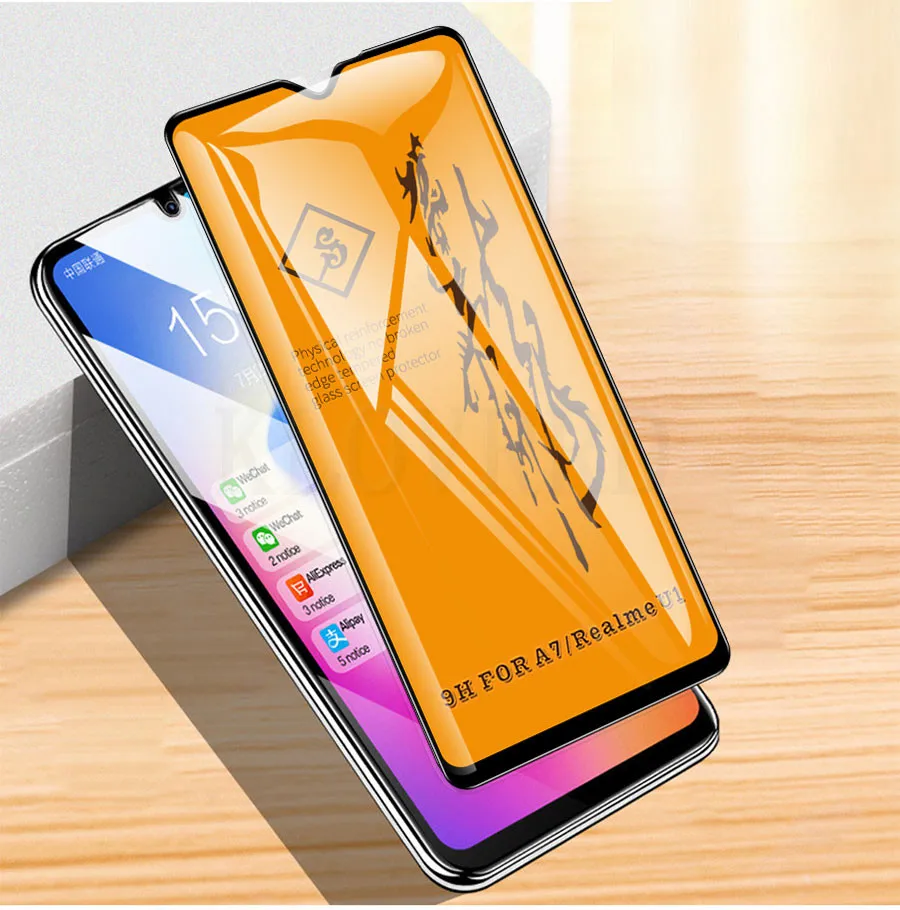 6D полное покрытие закаленное Стекло для samsung Galaxy A10 A20 A30 A40 A50 A70 A80 A90 M10 M30s M30 Экран защитная плёнка для НУА Вэй