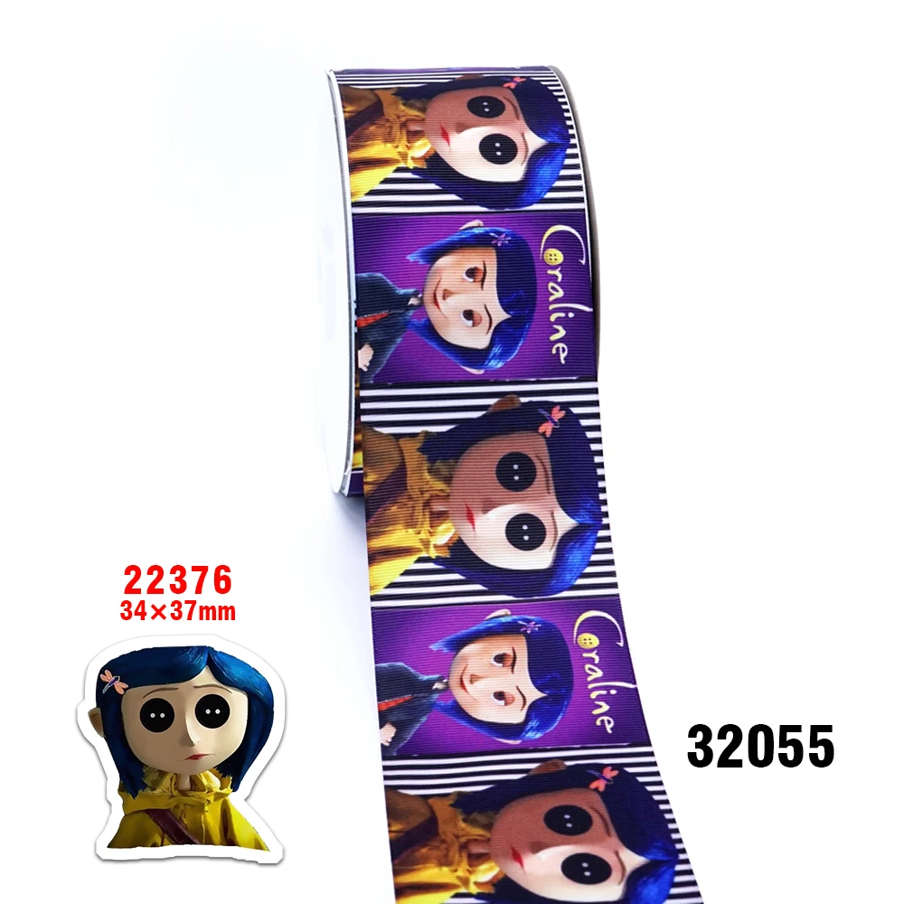 50 ярдов мультфильм напечатанный grosgrain ленты 32055