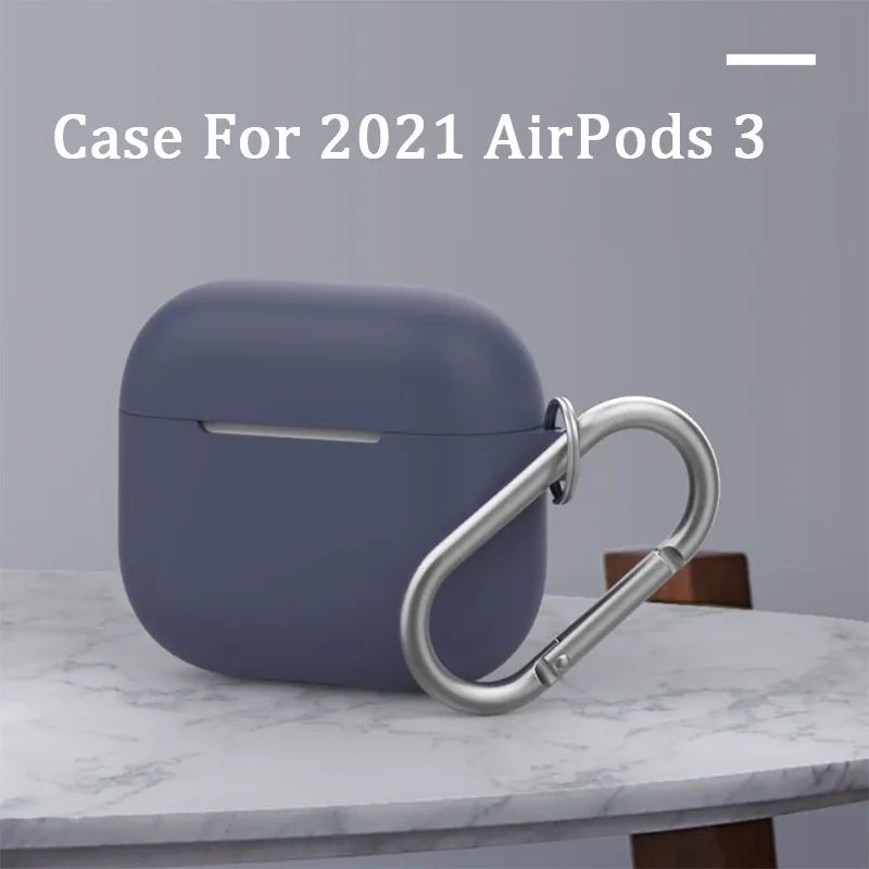 

Новый противоударный силиконовый чехол для Airpods 3 Bluetooth защитный чехол для беспроводных наушников Apple AirPods 3 чехол Аксессуары