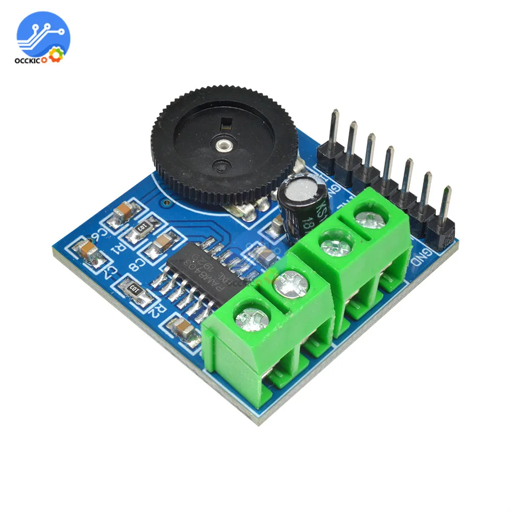 PAM8403 Amplifier Board Class D 5V 3W * 2 Audio Stereo AMP Volume Control Sound for Speaker | Электроника