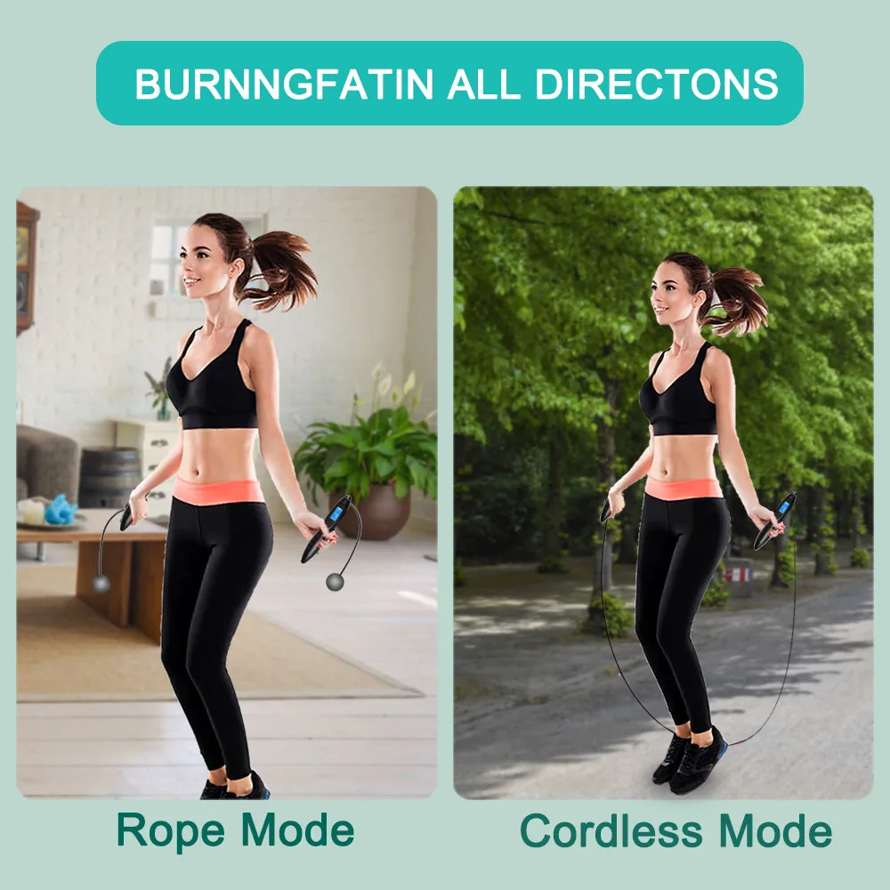 

Ropes Hand Digital Counter Grip Jump with with Fitness Crossfit Smart Entertainment Rope Skipping Rope Jump Anti-Slip Speed Digi