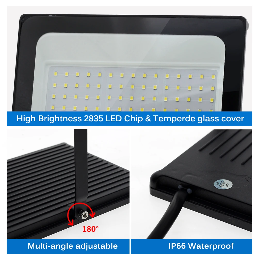 

Led Spotlight 50W 100W 150W 220V Spot Light Outdoor Light Waterproof IP66 Led Floodlight Wall Lamp Doorway Garage Street Lights