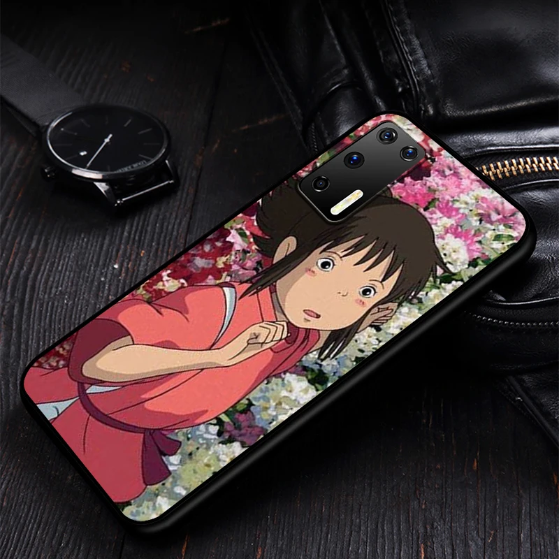 

Spirited Away No Face Silicone Phone Case for Huawei P30 P20 P40 Lite E Pro P Smart Z Plus 2019 P10 P9 Lite Black Cover