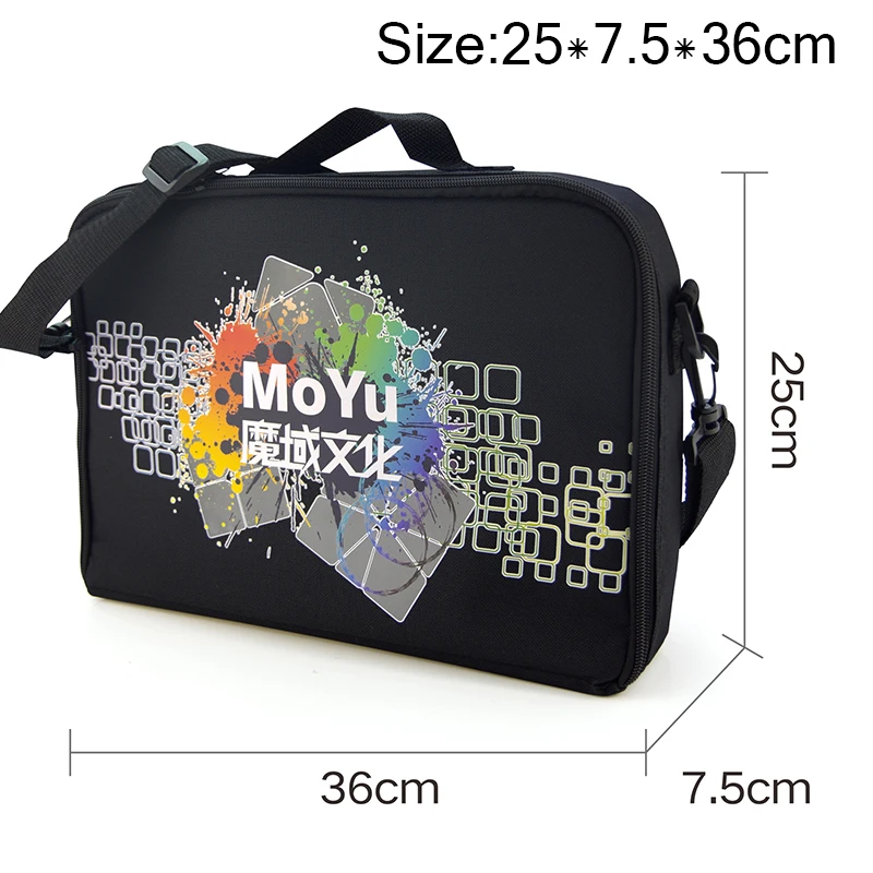Сумка кубик Moyu черная сумка через плечо для Magico Cubo головоломка 2x2 3x3 4x4 5x5 6x6 7x7 8x8 9x9