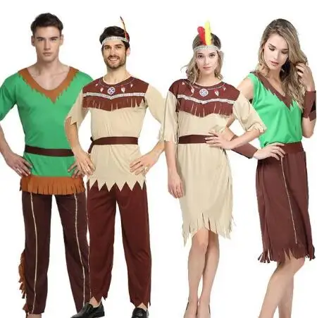 Взрослые дети индийский примитивный мачо костюм кавимана костюмы на Хэллоуин