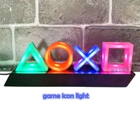 game icon light for ps4ps5 voice control lamp game atmosphere light for ktv bar club mood flash lighting dropshipping