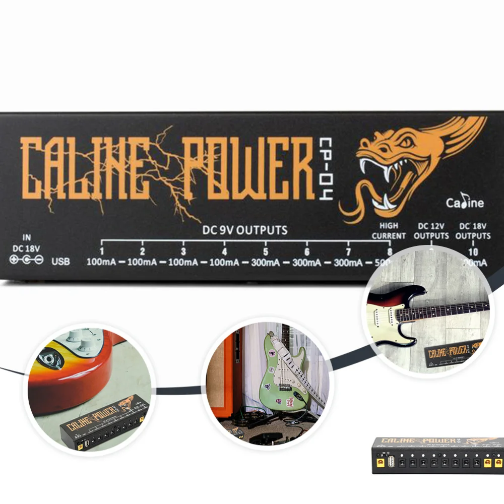 

1Pc 10 Way Output Power Electric Guitar Effect Power Supply Guitar Supply (Plug)
