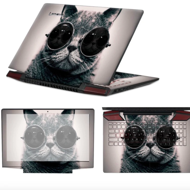 Красивая трехсторонняя наклейка для ноутбука Dell / Lenovo MacBook /Acer/HP/Asus/Alienware/наклейка