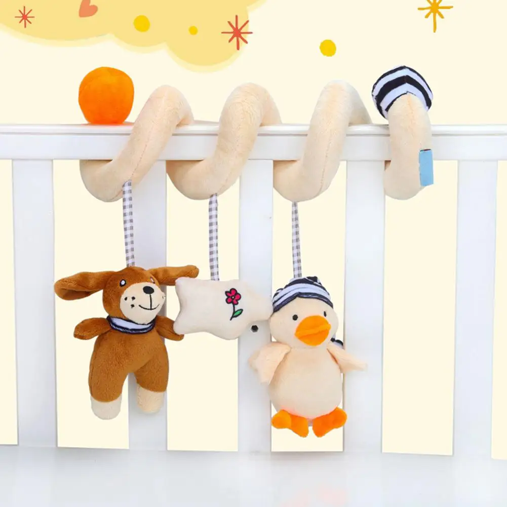 

Toy Baby Stroller Comfort Stuffed Animal Rattle Children Hanging Bed Doll Safe Non-toxic Unique Design Plush Toy