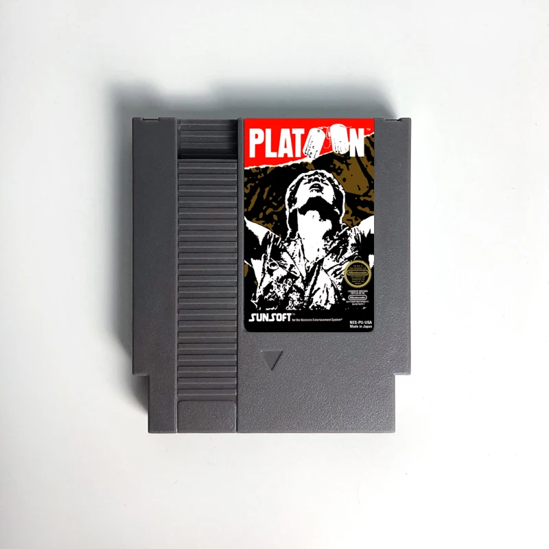 

Игровой картридж Platoon для консоли NES, 72 контакта, 8 бит