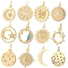 Подвеска в виде Луны и солнца