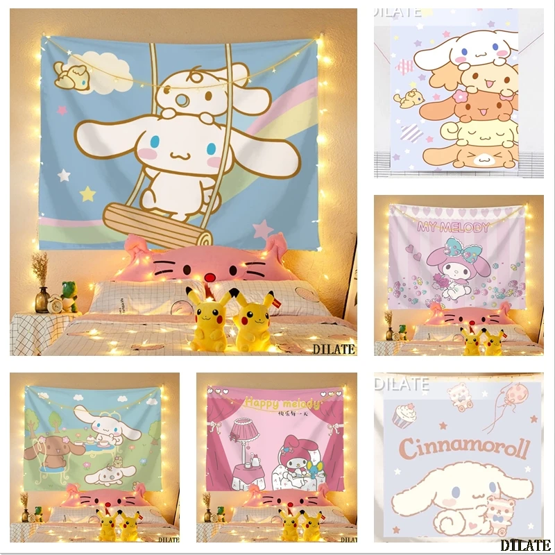 Настенные украшения Коричный цвет подвесная настенная ткань искусственная