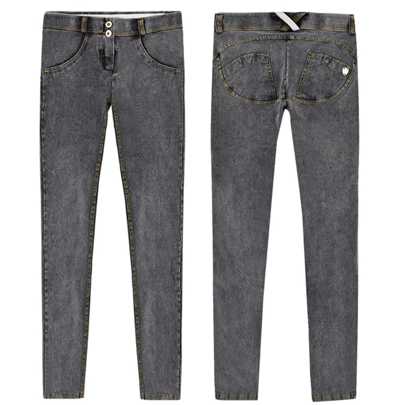 

Sexy low waist jeans women peaches push up hips skinny jeans boyfriend jeans for women elastic Leggings grey jeans 2020 NEW