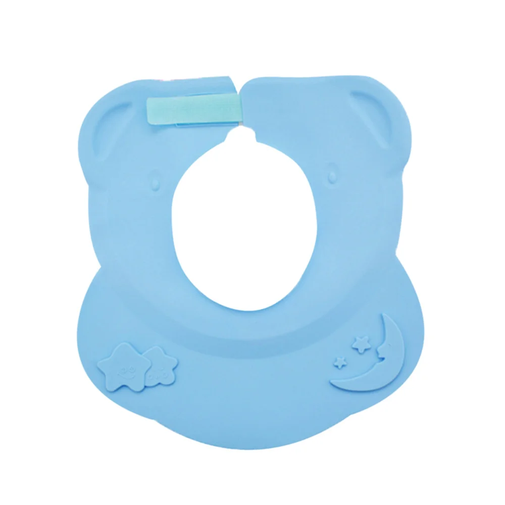 1 шт. детская шапочка для ванной силиконовая Регулируемая Шапочка шампуня